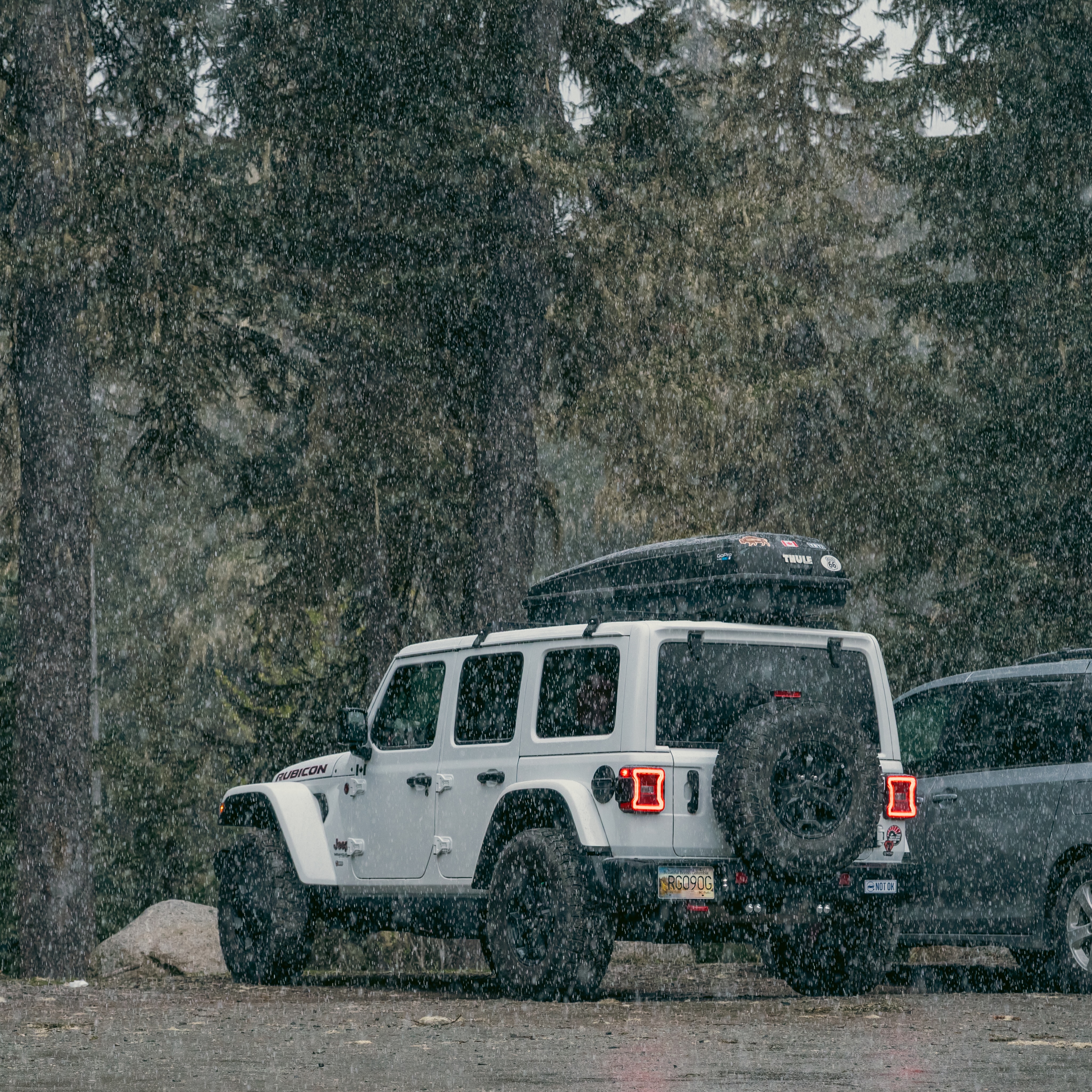 The weather in the mountains may change quickly and without a notice, and so should your plans as I was reminded, turning back at lower #joffrelakes